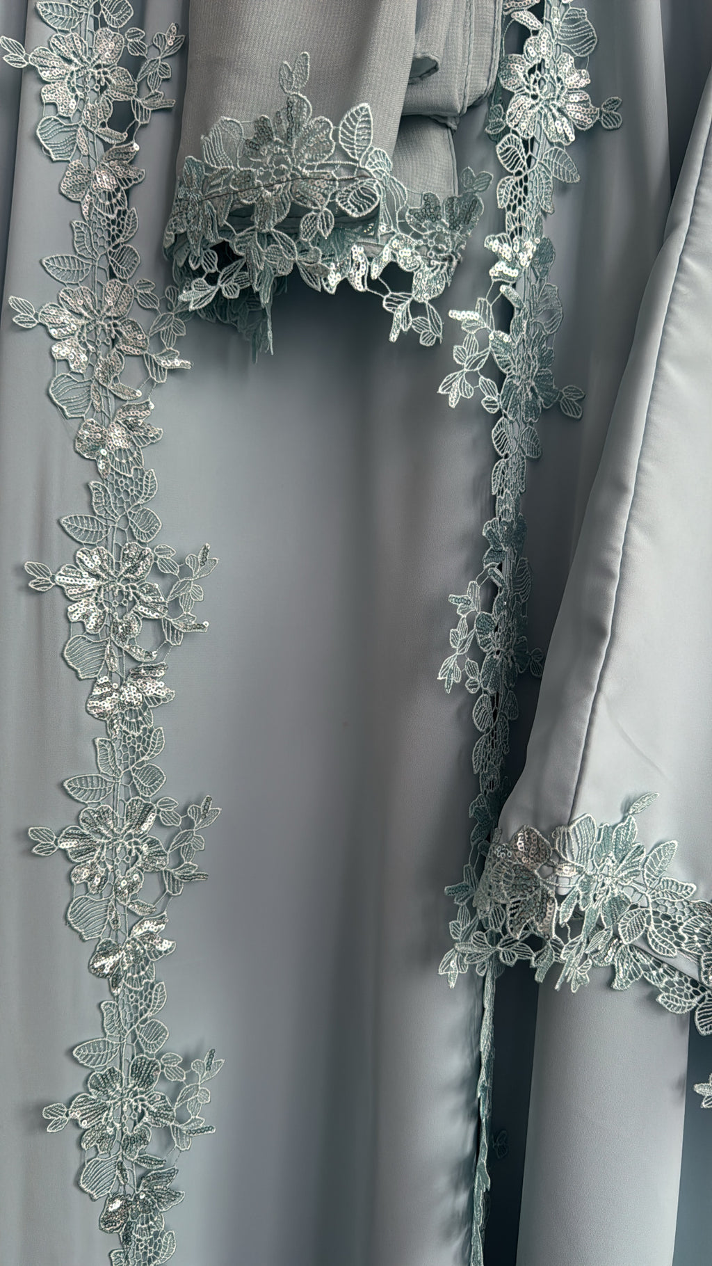 Sky Lace Abaya